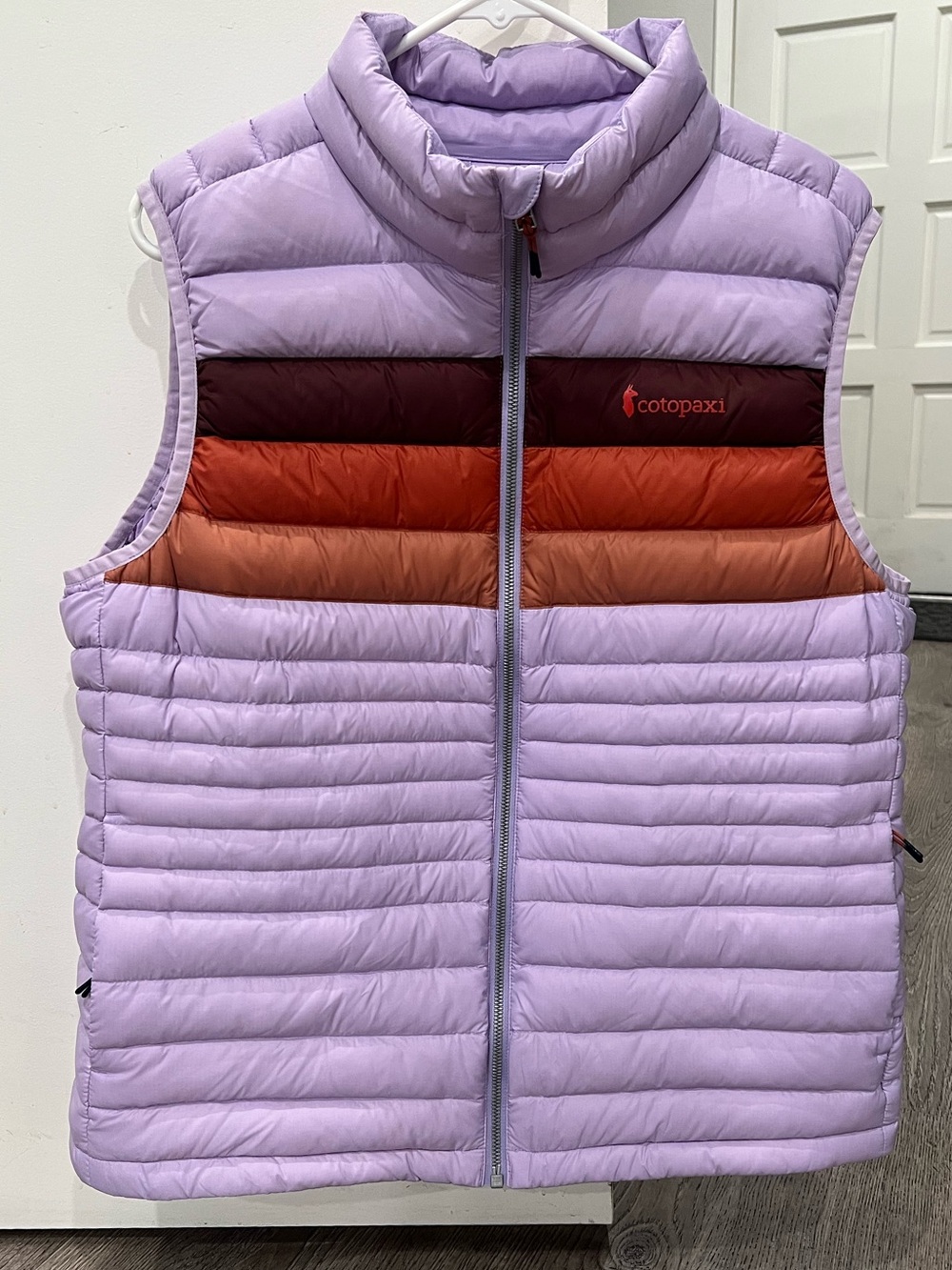 Cotopaxi Light Purple Puffer Down Vest Women’s X-Large